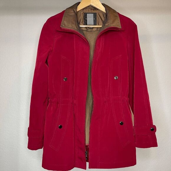 Women's Red Field‎ Coat Parka Size Small - Picture 2 of 8
